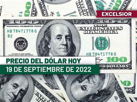 precio del dolar en septiembre 2022